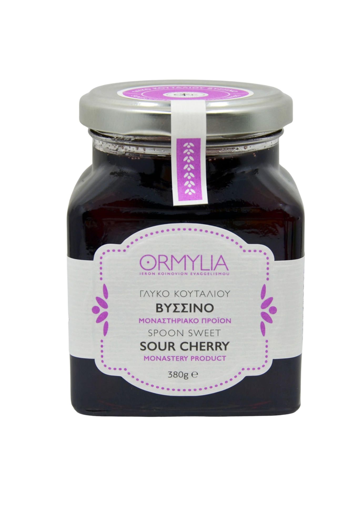 Handmade Traditional Sour Cherry Spoon Sweet 380gr