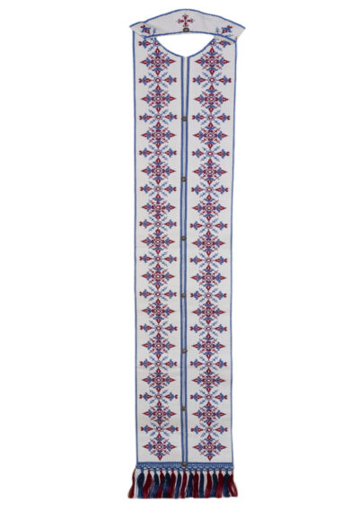 Handmade embroidered Epitrachelion (stole) on canvas - Design 2