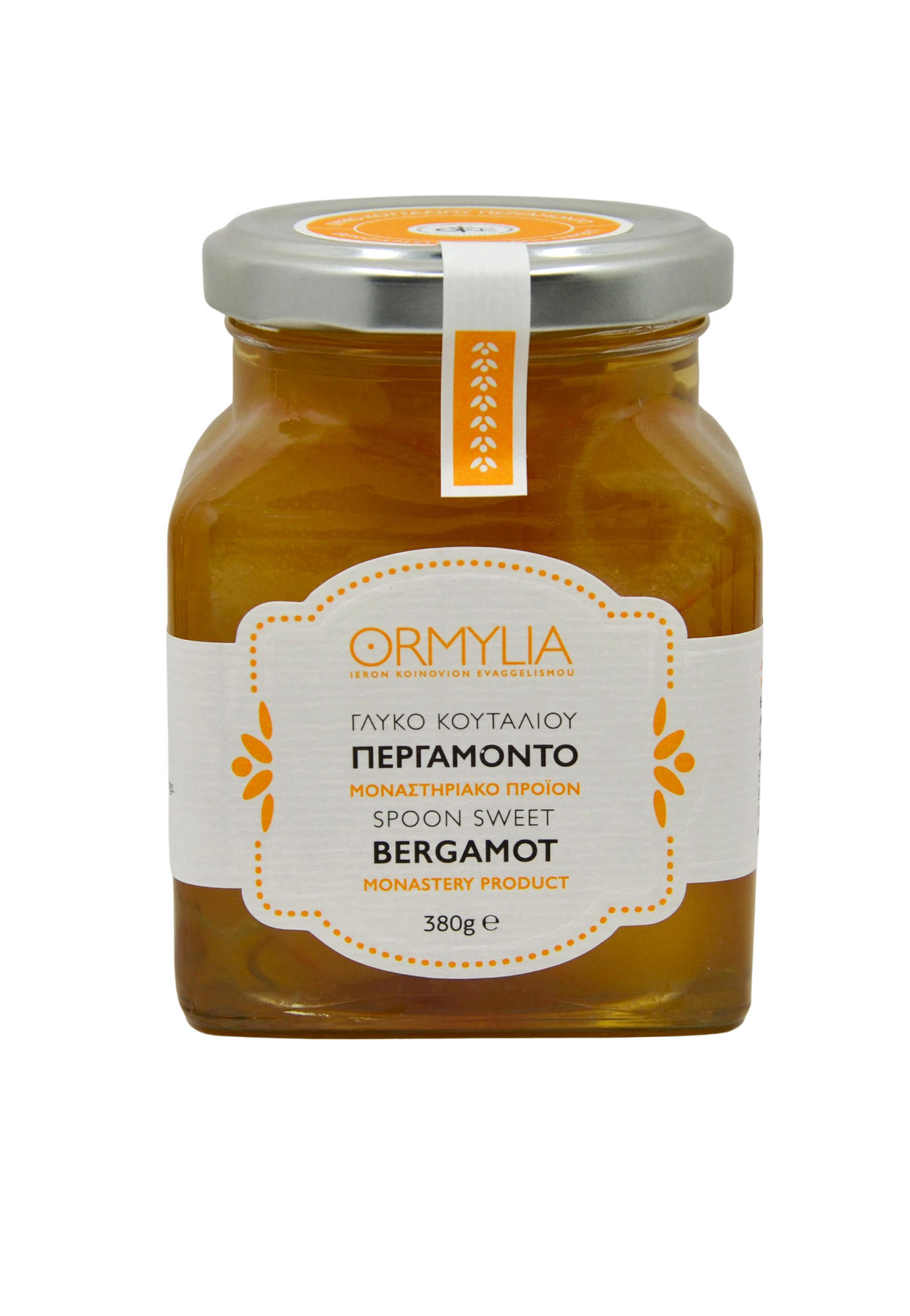 Handmade Traditional Bergamot Spoon Sweet 380gr