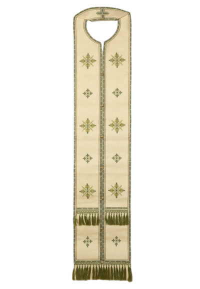 Handmade embroidered Epitrachelion (stole) on canvas - Design 1